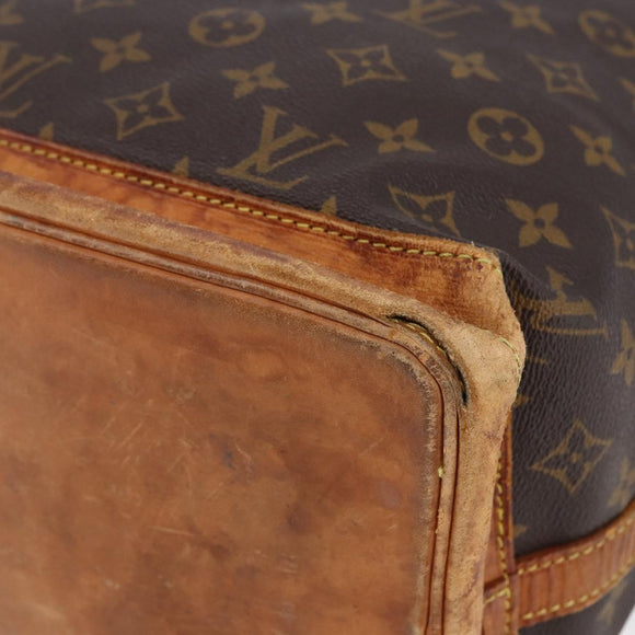 LOUIS VUITTON Monogram Noe Shoulder Bag M42224 LV Auth ka189