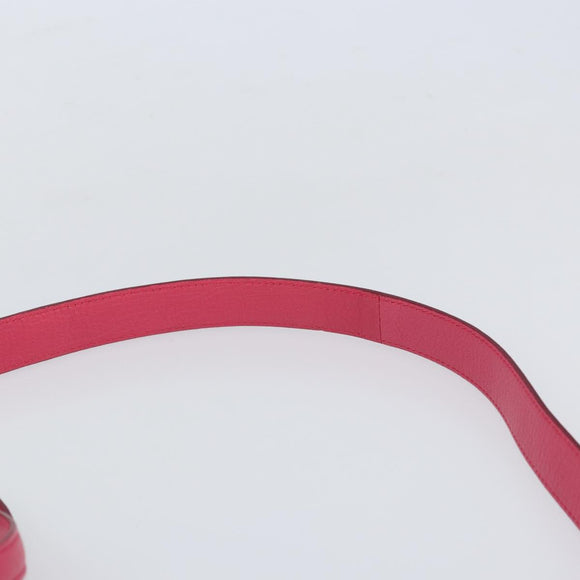 Salvatore Ferragamo Gancini Tote Bag Leather Pink Gold Auth ka1890V