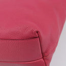 Salvatore Ferragamo Gancini Tote Bag Leather Pink Gold Auth ka1890V-17