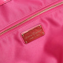 Salvatore Ferragamo Gancini Tote Bag Leather Pink Gold Auth ka1890V-21