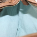 BOTTEGAVENETA INTRECCIATO Shoulder Bag Leather Beige Gold 115654 Auth ka1891SAV-20