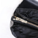 Salvatore Ferragamo Gancini Shoulder Bag Patent leather Gold Black Auth ka1897-21
