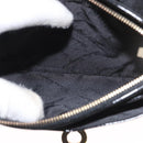 Salvatore Ferragamo Gancini Shoulder Bag Patent leather Gold Black Auth ka1897-22