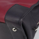 LOEWE anagram Amazona 28 Hand Bag Leather Silver Pink Auth ka1898V-16