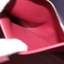 LOEWE anagram Amazona 28 Hand Bag Leather Silver Pink Auth ka1898V-25