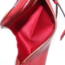 Miu Miu Shoulder Bag Leather Red Gold Auth ka1899V-23