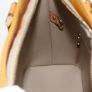 LOUIS VUITTON Monogram Vernis Houston Hand Bag Beige M91004 LV Auth ka1905-20