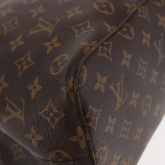 LOUIS VUITTON Monogram Neonoe Shoulder Bag Black M44020 LV Auth ka1907