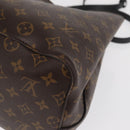 LOUIS VUITTON Monogram Neonoe Shoulder Bag Black M44020 LV Auth ka1907-17