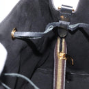 LOUIS VUITTON Monogram Neonoe Shoulder Bag Black M44020 LV Auth ka1907-22