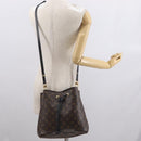 LOUIS VUITTON Monogram Neonoe Shoulder Bag Black M44020 LV Auth ka1907-25