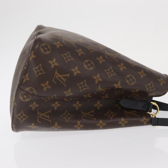 LOUIS VUITTON Monogram Neonoe Shoulder Bag Black M44020 LV Auth ka1907