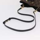 LOUIS VUITTON Monogram Neonoe Shoulder Bag Black M44020 LV Auth ka1907-7