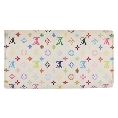 LOUIS VUITTON Multicolor Pochette Porte Monnaie Credit White M60004 Auth ka1909 - 0
