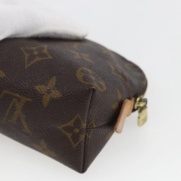 LOUIS VUITTON Monogram Pochette Cosmetic PM Pouch M43998 LV Auth ka1914
