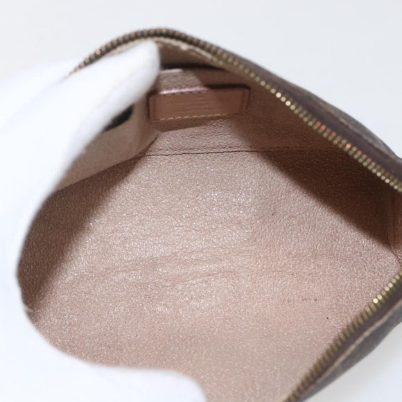 LOUIS VUITTON Monogram Pochette Cosmetic PM Pouch M43998 LV Auth ka1914