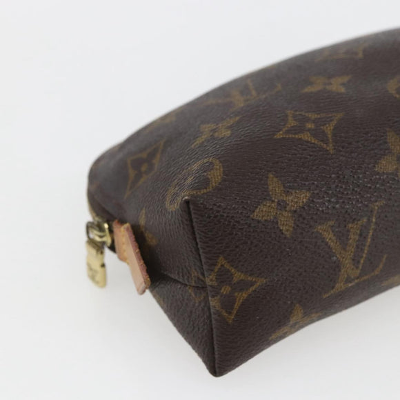 LOUIS VUITTON Monogram Pochette Cosmetic PM Pouch M43998 LV Auth ka1914