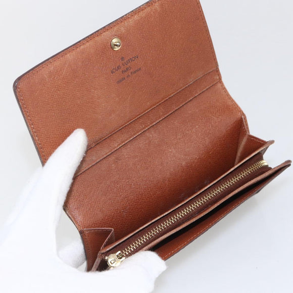 LOUIS VUITTON Monogram Wallet 4 Set LV Auth ka1915