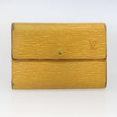 LOUIS VUITTON Empreinte Epi Wallet 3 Set Black Yellow Fuchsia LV Auth ka1916-12