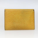 LOUIS VUITTON Empreinte Epi Wallet 3 Set Black Yellow Fuchsia LV Auth ka1916-13