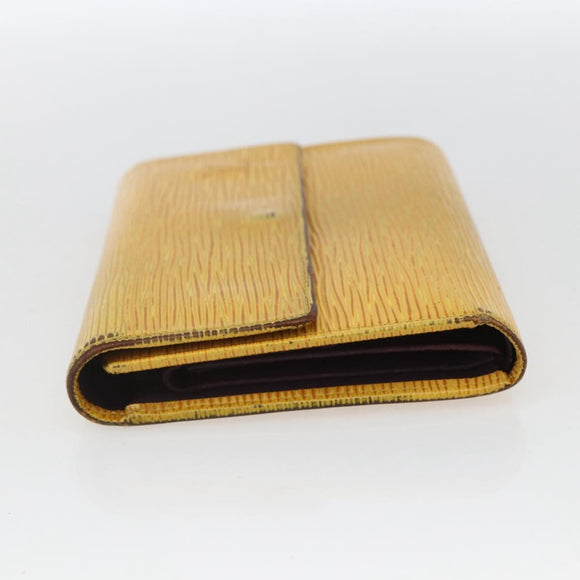 LOUIS VUITTON Empreinte Epi Wallet 3 Set Black Yellow Fuchsia LV Auth ka1916