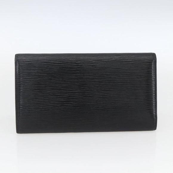 LOUIS VUITTON Empreinte Epi Wallet 3 Set Black Yellow Fuchsia LV Auth ka1916