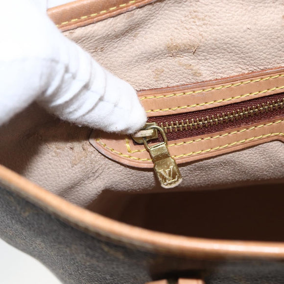 LOUIS VUITTON Monogram Bucket GM Shoulder Bag M42236 LV Auth ka1919