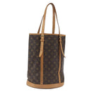 LOUIS VUITTON Monogram Bucket GM Shoulder Bag M42236 LV Auth ka1919-1