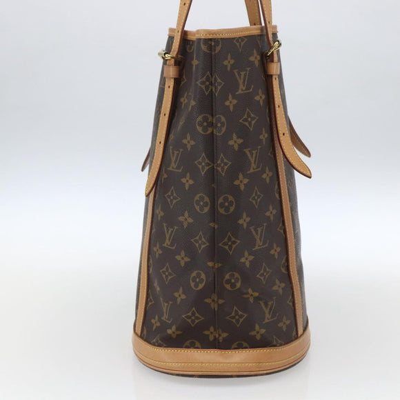 LOUIS VUITTON Monogram Bucket GM Shoulder Bag M42236 LV Auth ka1919