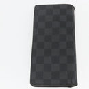 LOUIS VUITTON Epi Monogram Damier Graphite Wallet 5 Set Black LV Auth ka1922-28