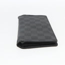LOUIS VUITTON Epi Monogram Damier Graphite Wallet 5 Set Black LV Auth ka1922-31