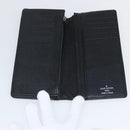 LOUIS VUITTON Epi Monogram Damier Graphite Wallet 5 Set Black LV Auth ka1922-32