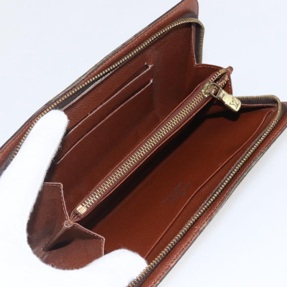 LOUIS VUITTON Epi Monogram Damier Graphite Wallet 5 Set Black LV Auth ka1922