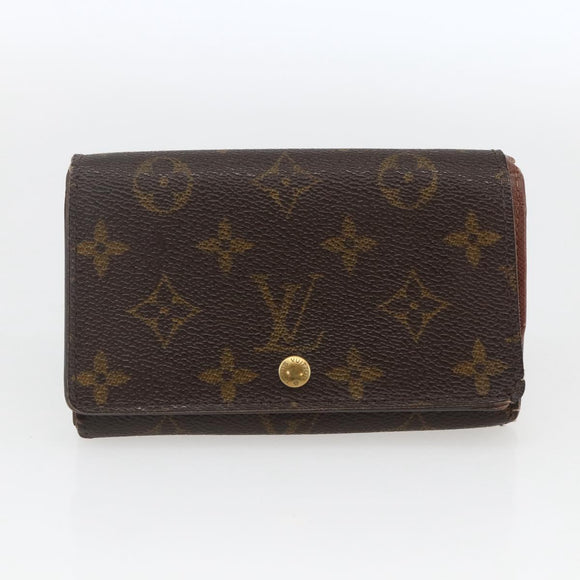 LOUIS VUITTON Epi Monogram Damier Graphite Wallet 5 Set Black LV Auth ka1922