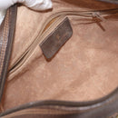 GUCCI GG Supreme Web Sherry Line Bag PVC Beige Gold 56 02 088 Auth ka1923-18