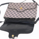GUCCI GG Supreme Sherry Line Shoulder Bag PVC Navy Red Auth ka1924-15