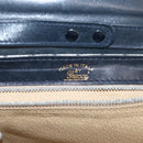 GUCCI GG Supreme Sherry Line Shoulder Bag PVC Navy Red Auth ka1924-16