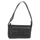 FENDI Hand Bag Canvas Black Silver Auth ka193-1