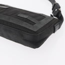 FENDI Hand Bag Canvas Black Silver Auth ka193-15