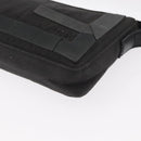 FENDI Hand Bag Canvas Black Silver Auth ka193-17