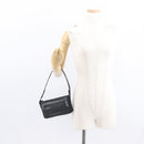 FENDI Hand Bag Canvas Black Silver Auth ka193-22