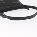 FENDI Hand Bag Canvas Black Silver Auth ka193-7