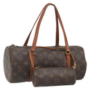 LOUIS VUITTON Monogram Papillon 30 Hand Bag M51385 LV Auth ka1931V-1