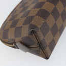 LOUIS VUITTON Damier Ebene Pochette Cosmetic PM Pouch N47516 LV Auth ka1935-16