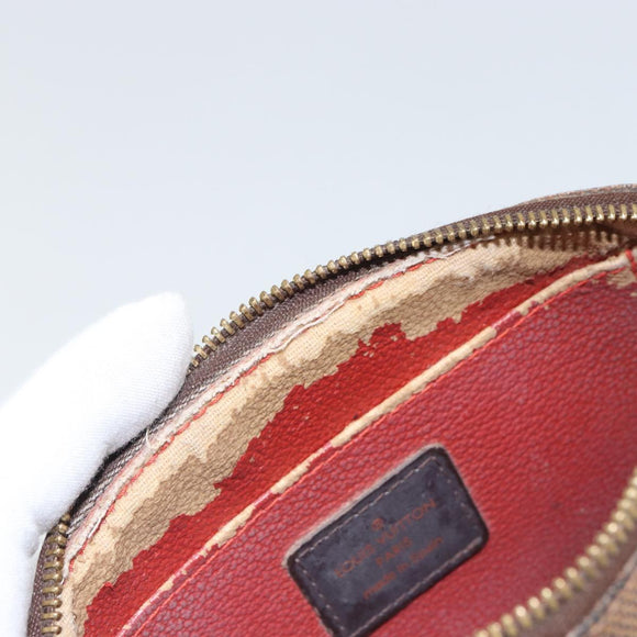 LOUIS VUITTON Damier Ebene Pochette Cosmetic PM Pouch N47516 LV Auth ka1935