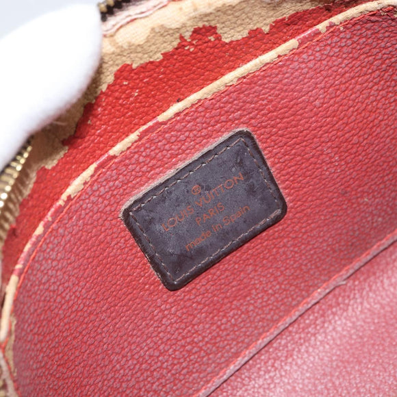 LOUIS VUITTON Damier Ebene Pochette Cosmetic PM Pouch N47516 LV Auth ka1935