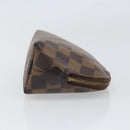 LOUIS VUITTON Damier Ebene Pochette Cosmetic PM Pouch N47516 LV Auth ka1935-3