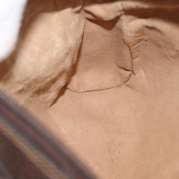 GUCCI GG Supreme Web Sherry Line Shoulder Bag PVC Beige Gold 010 378 Auth ka1936