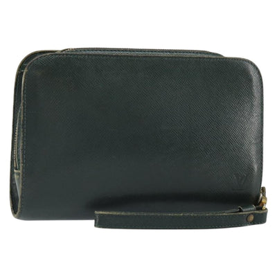 LOUIS VUITTON Taiga Baikal Clutch Bag Epicea M30184 LV Auth ka1937