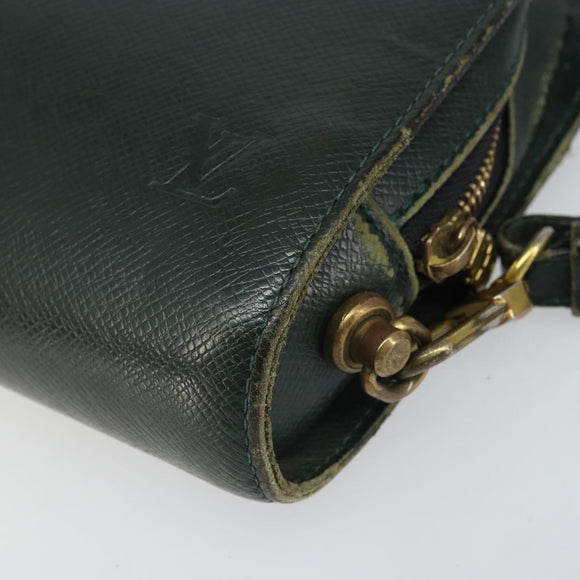 LOUIS VUITTON Taiga Baikal Clutch Bag Epicea M30184 LV Auth ka1937